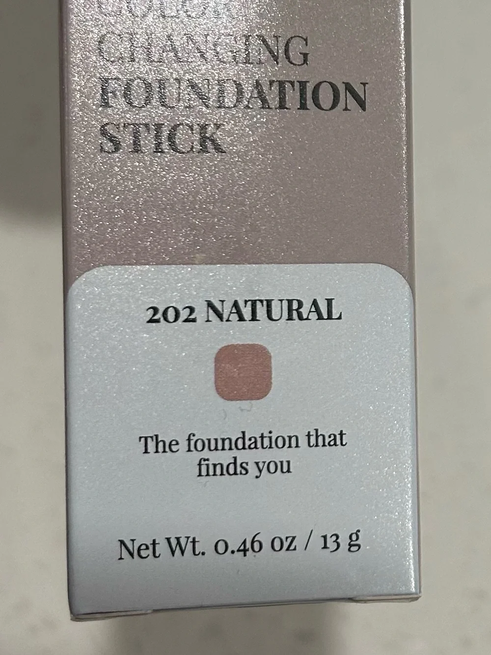 Color-Changing Foundation Stick — Light, Natural, Medium Shades